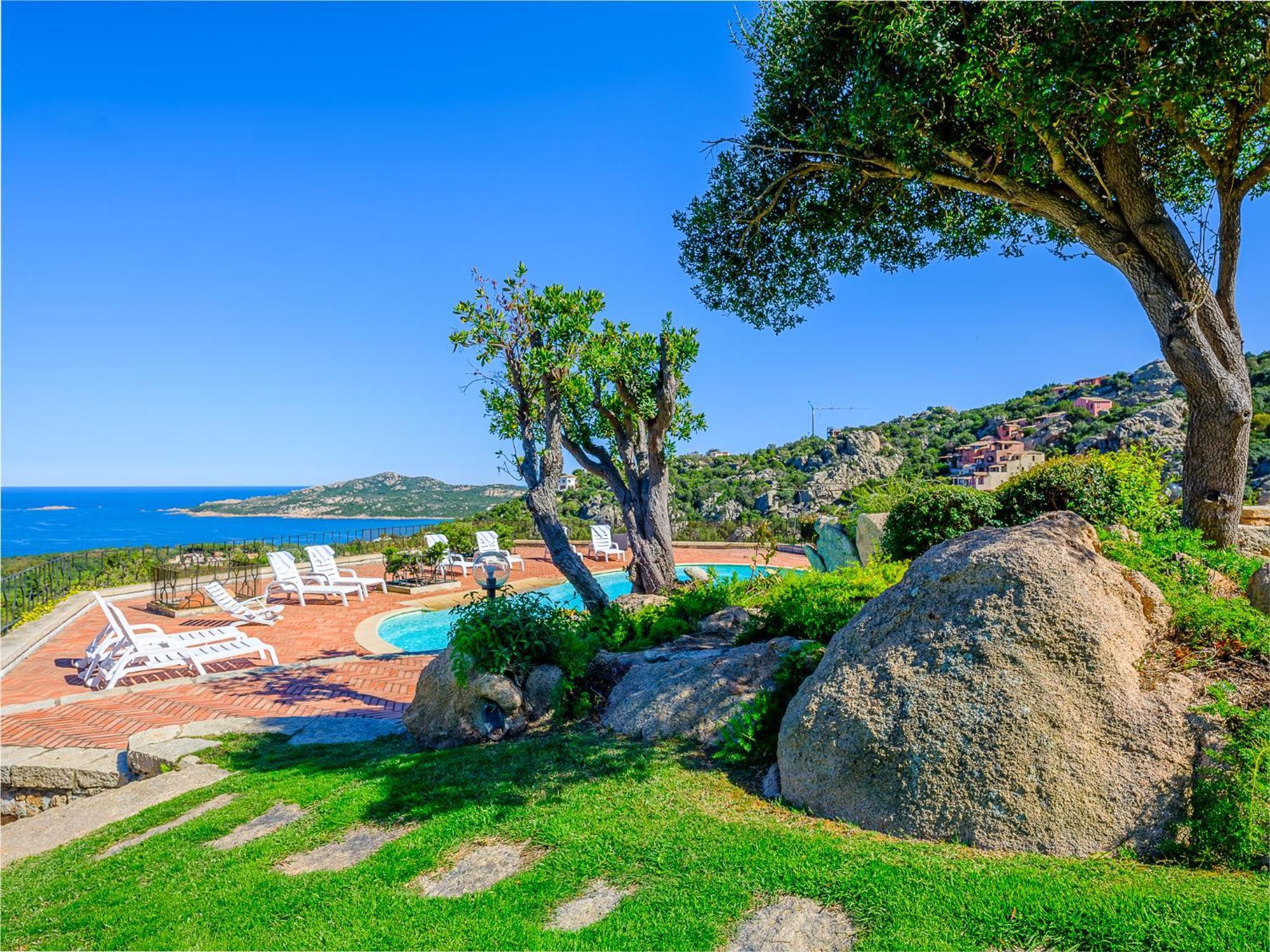 Sardinia Family Villas - Villa Carmen With Sea View And Pool Porto Cervo Extérieur photo