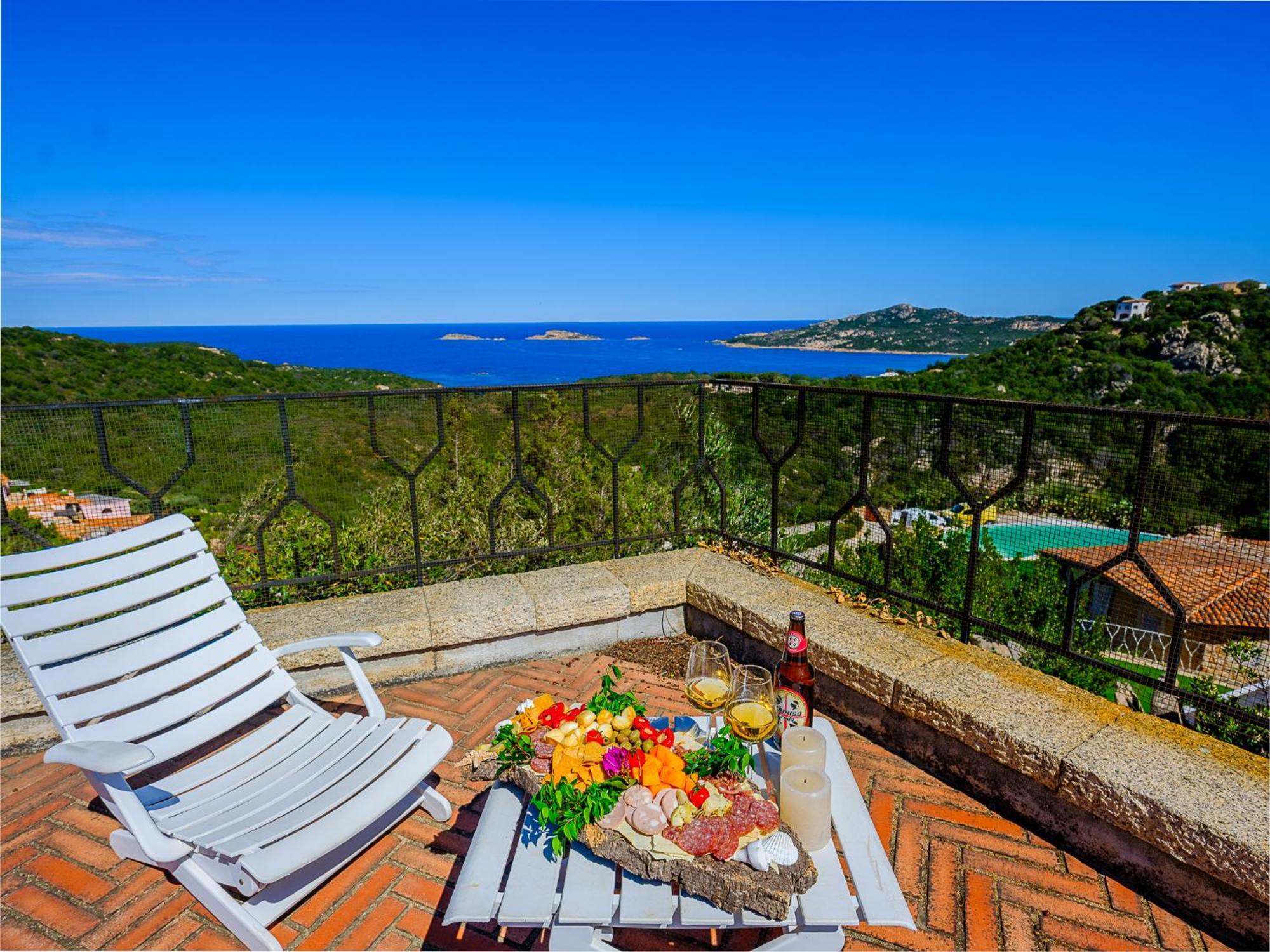 Sardinia Family Villas - Villa Carmen With Sea View And Pool Porto Cervo Extérieur photo