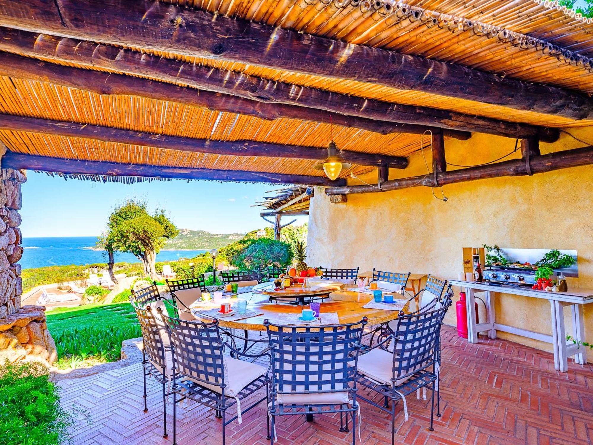 Sardinia Family Villas - Villa Carmen With Sea View And Pool Porto Cervo Extérieur photo